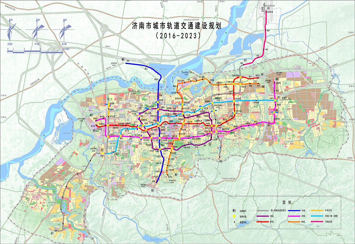 濟南(nán)市(shì)軌道(dào)交通(tōng)R1、R2、R3、R3二期、M1、M2、M3線共計(jì)7條線人(rén)防系統專項設計(jì)